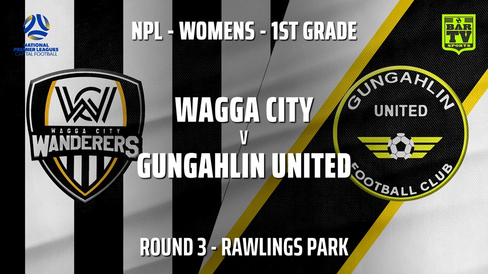 210422-NPLW - Capital Round 3 - Wagga City Wanderers FC (women) v Gungahlin United FC (women) Slate Image