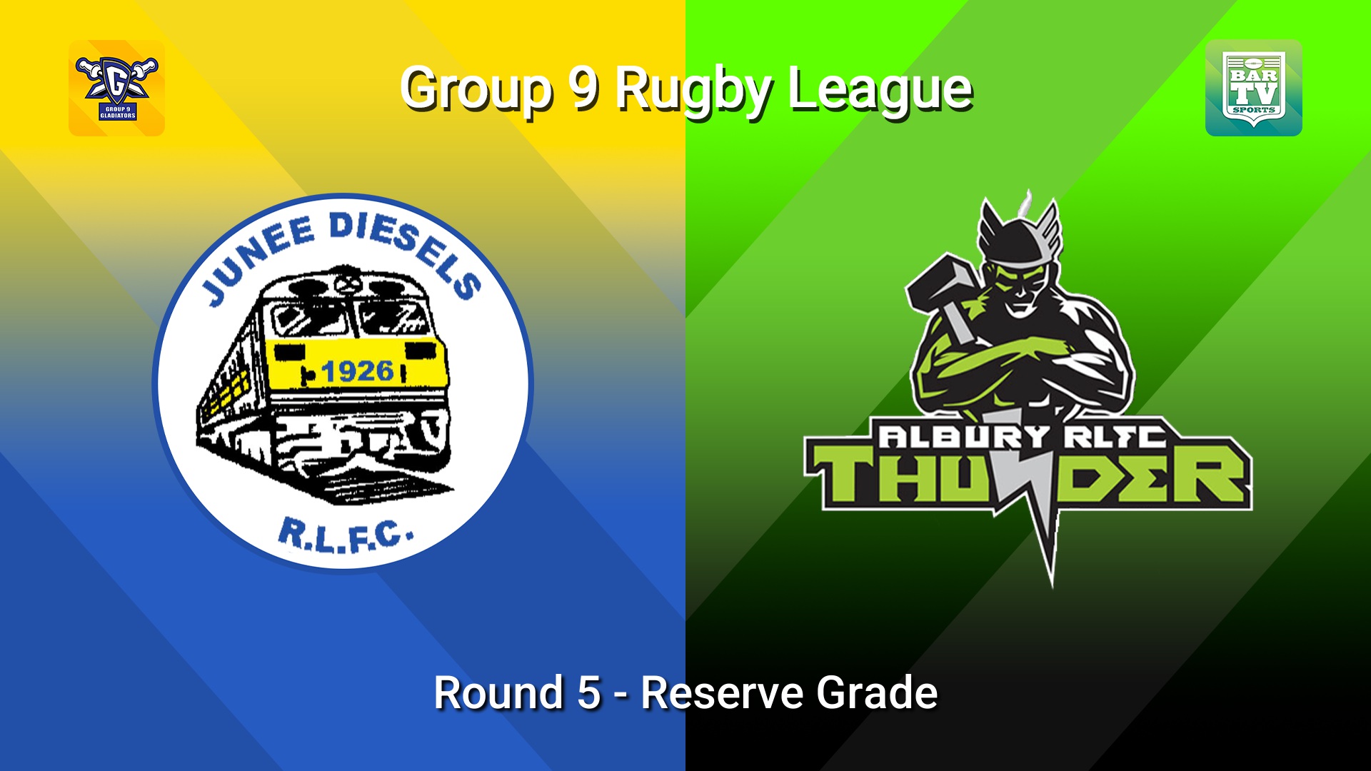 260524-video-Group 9 RL Round 5 - Reserve Grade - Junee Diesels v Albury Thunder Slate Image