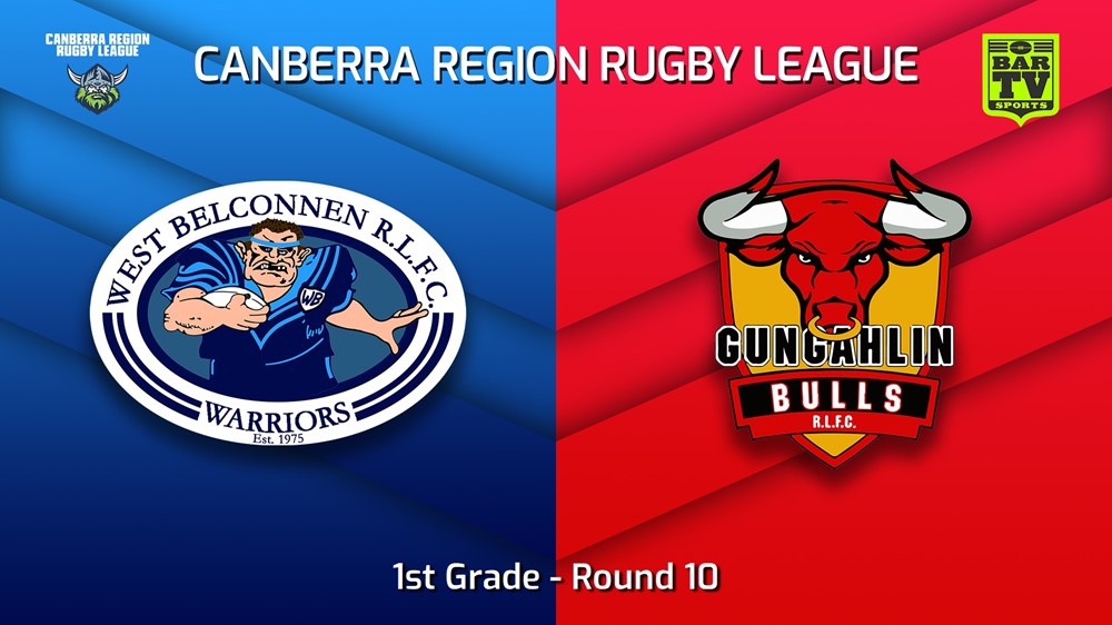 MINI GAME: Canberra Round 10 - 1st Grade - West Belconnen Warriors v Gungahlin Bulls Slate Image