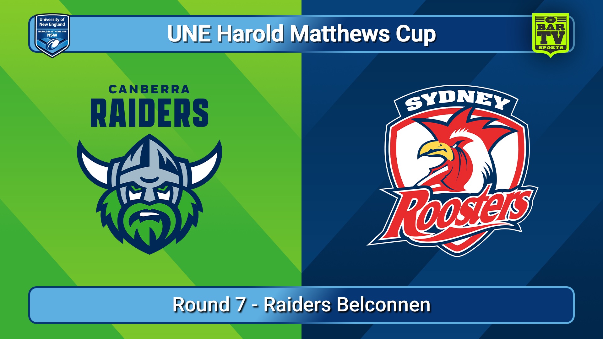 250322-video-UNE Harold Matthews Cup Round 7 - Canberra Raiders v Sydney Roosters Slate Image