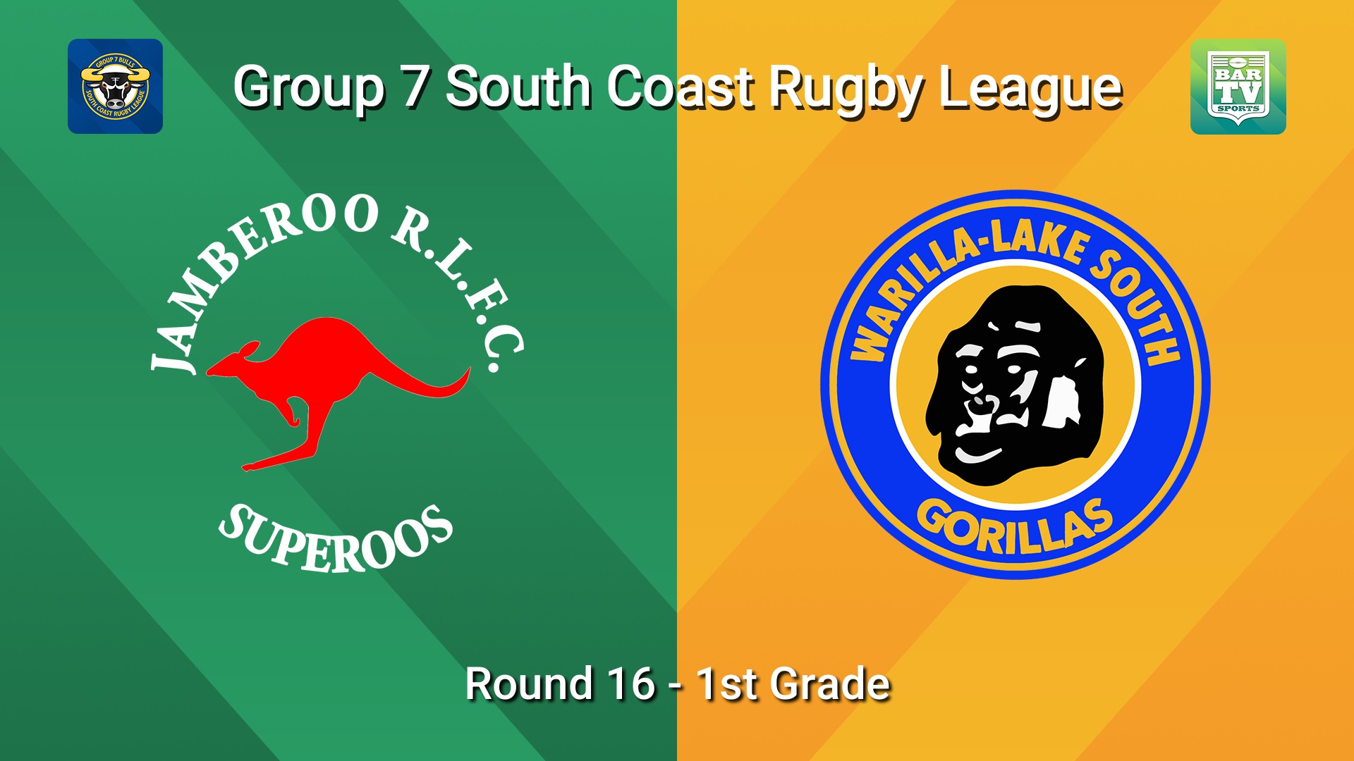 260815-video-South Coast Round 16 - 1st Grade - Jamberoo Superoos v Warilla-Lake South Slate Image