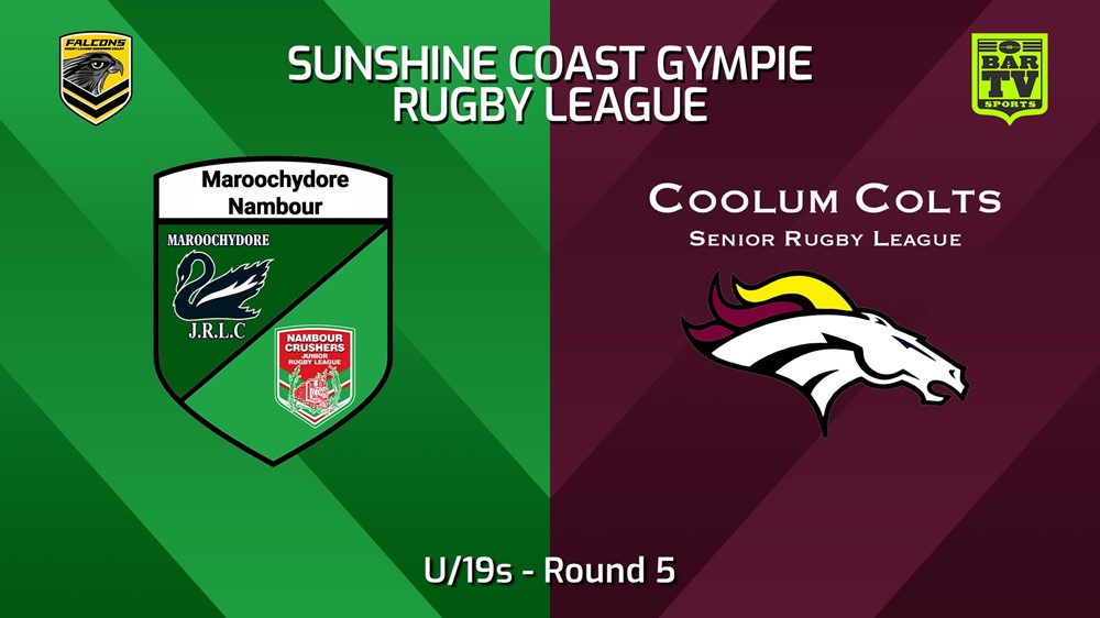 240505-video-Sunshine Coast RL Round 5 - U/19s - Maroochydore/Nambour v Coolum Colts Slate Image
