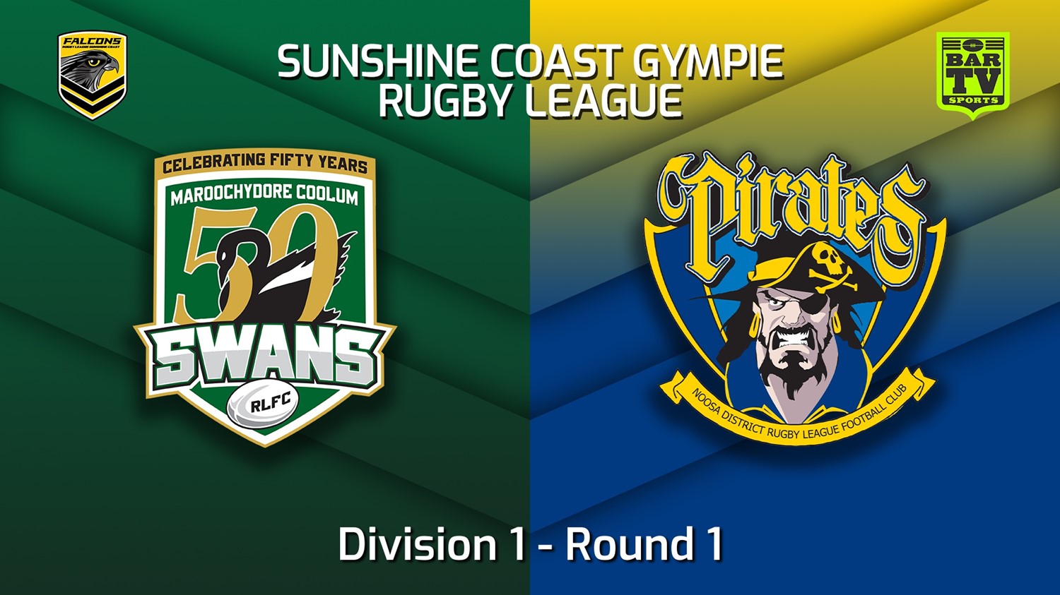 220403-2022 Sunshine Coast Gympie Rugby League Round 1 - Division 1 - Maroochydore Swans v Noosa Pirates Minigame Slate Image