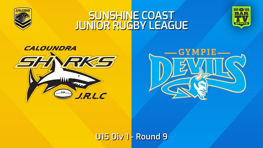 240531-video-Sunshine Coast Junior Rugby League Round 9 - U15 Div 1 - Caloundra Sharks JRL v Gympie Devils JRL Minigame Slate Image