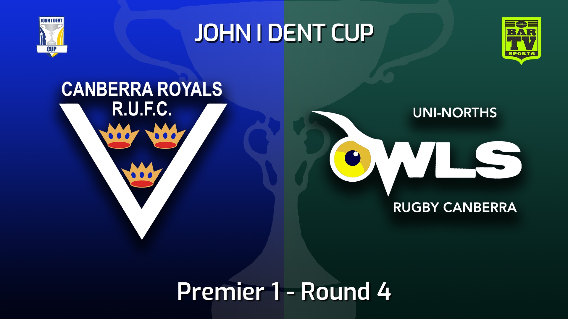 220514-John I Dent (ACT) Round 4 - Premier 1 - Canberra Royals v UNI-Norths Slate Image