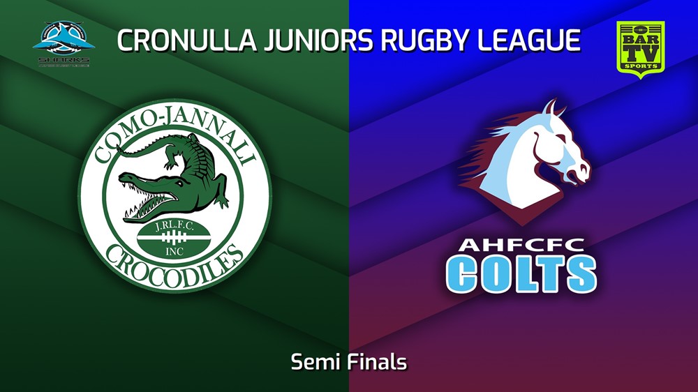 230819-Cronulla Juniors Semi Finals - U16 Gold - Como Jannali Crocodiles v Aquinas Colts Minigame Slate Image