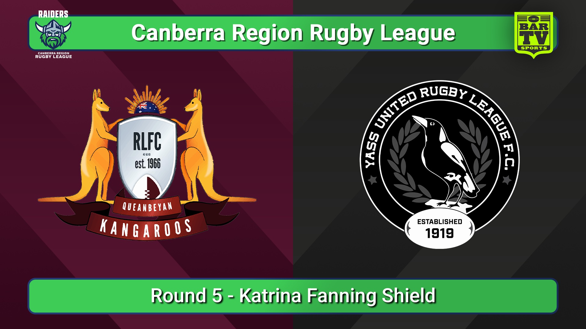 250510-video-Canberra Round 5 - Katrina Fanning Shield - Queanbeyan Kangaroos v Yass Magpies Slate Image