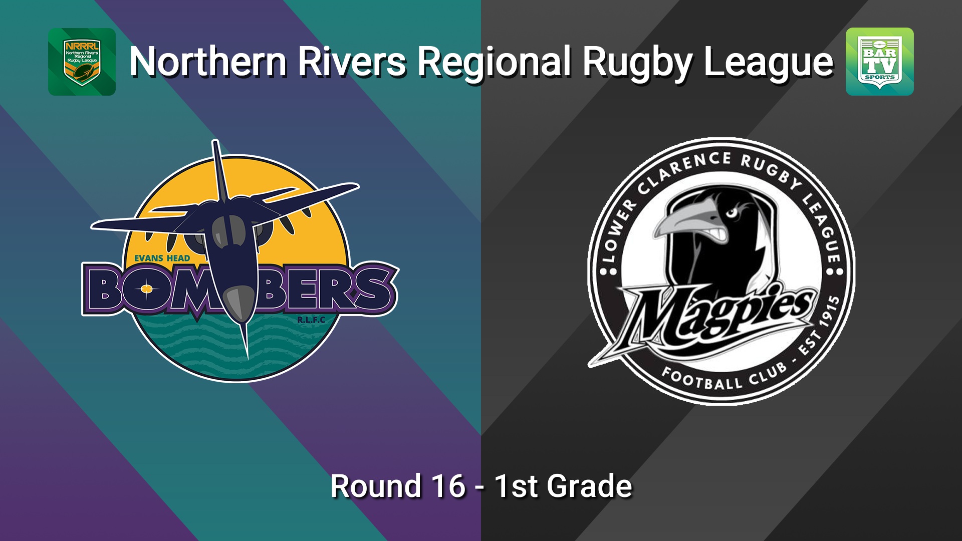260816-video-Northern Rivers Round 16 - 1st Grade - Evans Head Bombers v Lower Clarence Magpies Slate Image