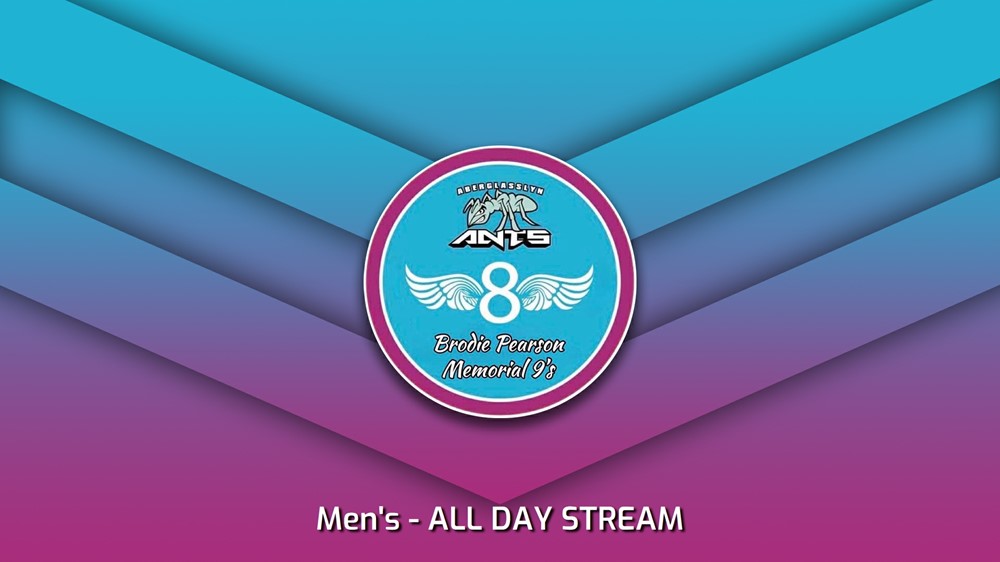 231007-Brodie Pearson Memorial 9s ALL DAY STREAM - Men's - Team 1 v Team 2 Slate Image