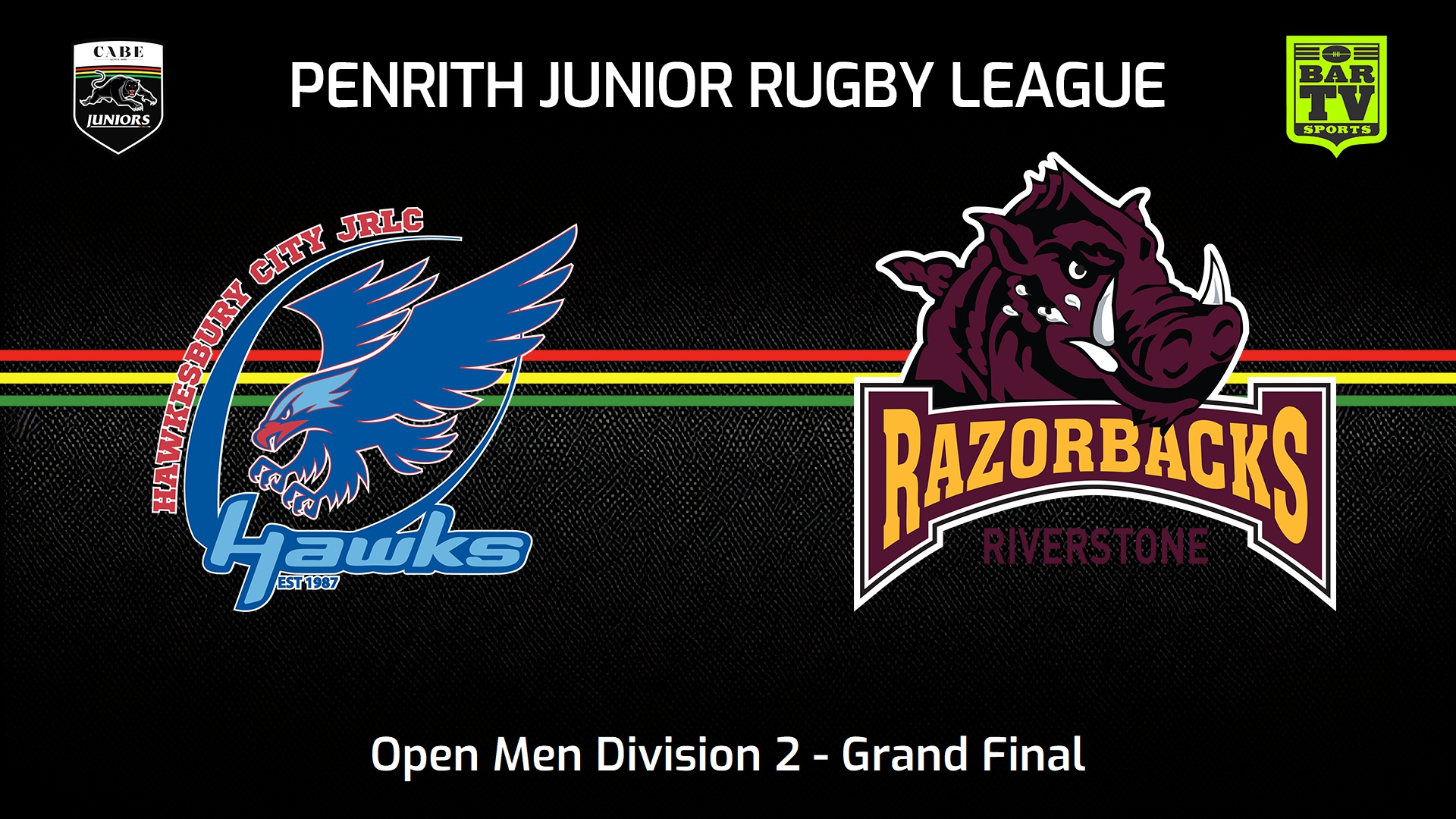 VIDEO Penrith & District Junior Rugby League Grand Final Open Men Division 2 Hawkesbury