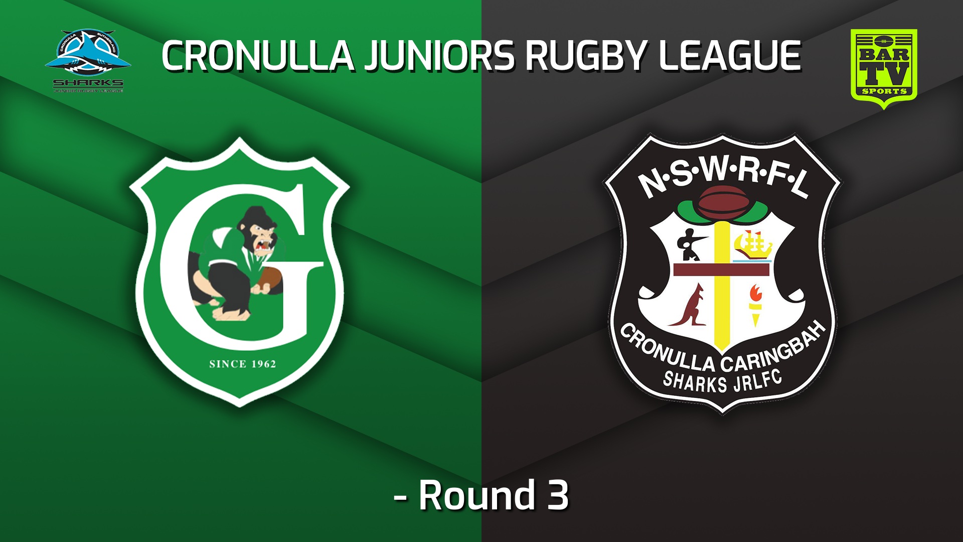 220514-Cronulla Juniors - U10 Bronze  Round 3 - Gymea Gorillas v Cronulla Caringbah Slate Image
