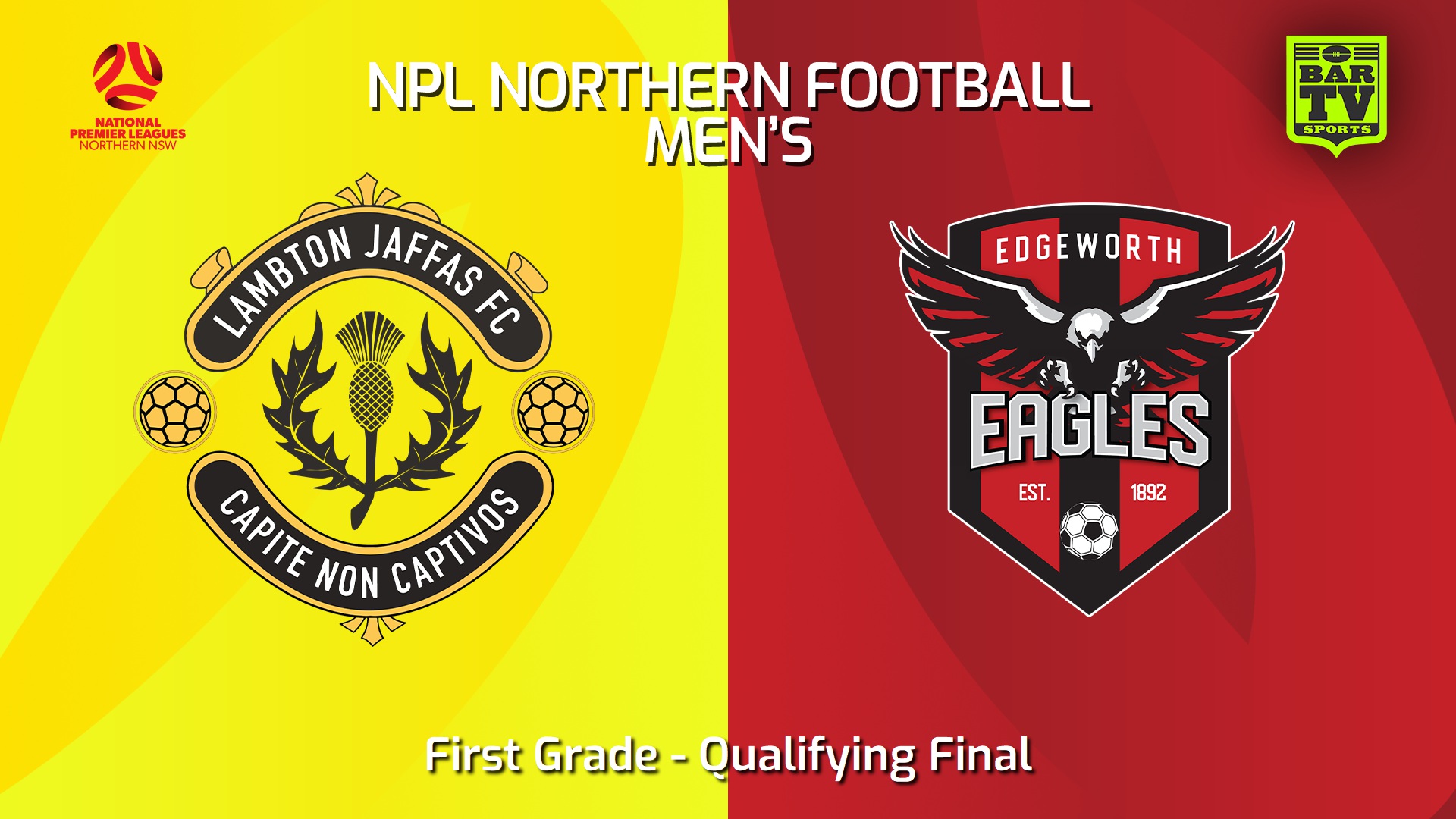 240824-video-NNSW NPLM Qualifying Final - Lambton Jaffas FC v Edgeworth Eagles FC Minigame Slate Image