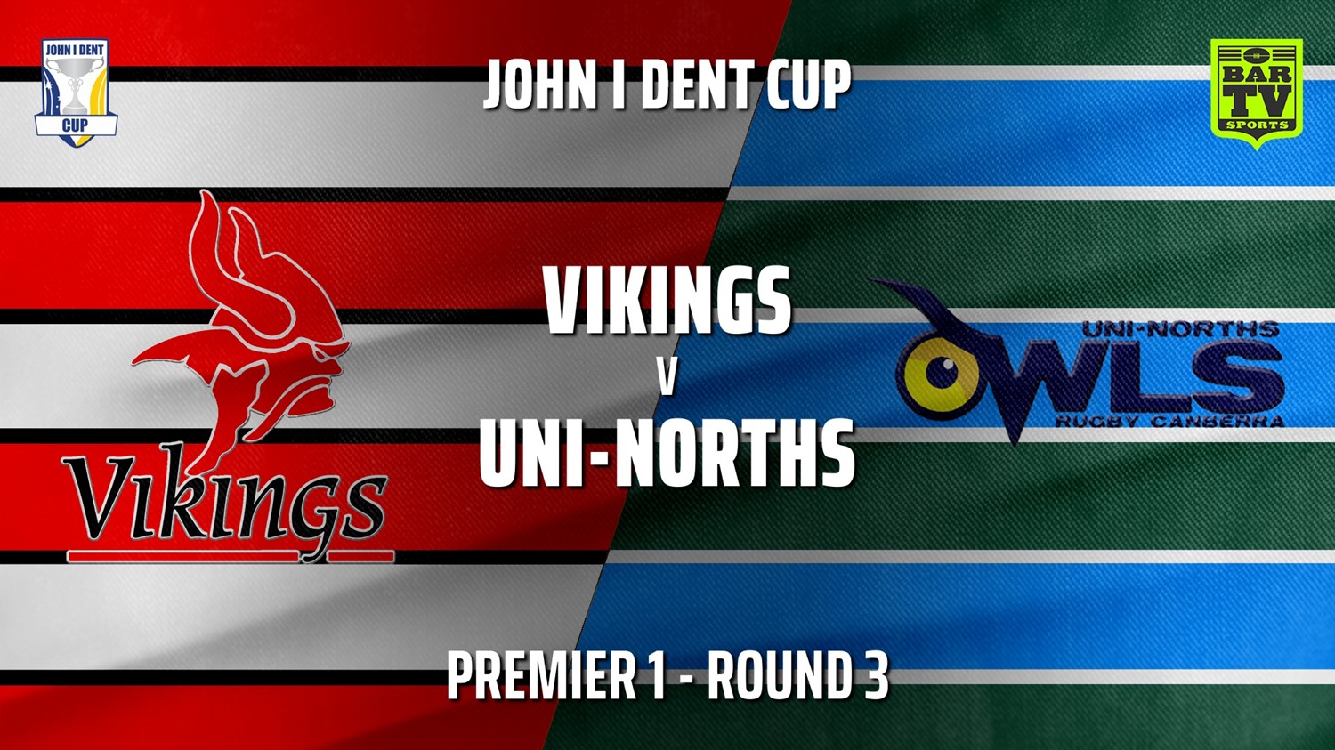 210501-John I Dent Round 3 - Premier 1 - Tuggeranong Vikings v UNI-Norths Minigame Slate Image