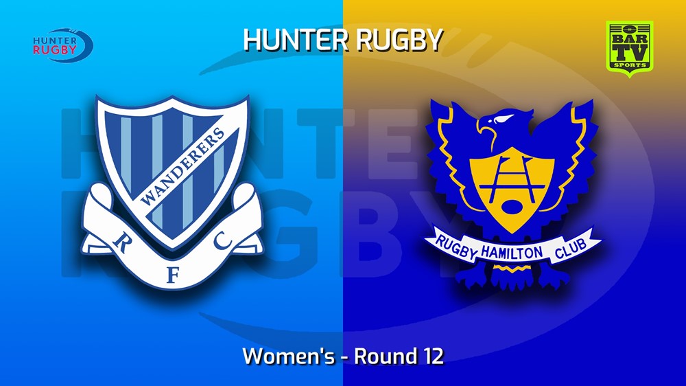 MINI GAME: Hunter Rugby Round 12 - Women's - Wanderers v Hamilton Hawks Slate Image