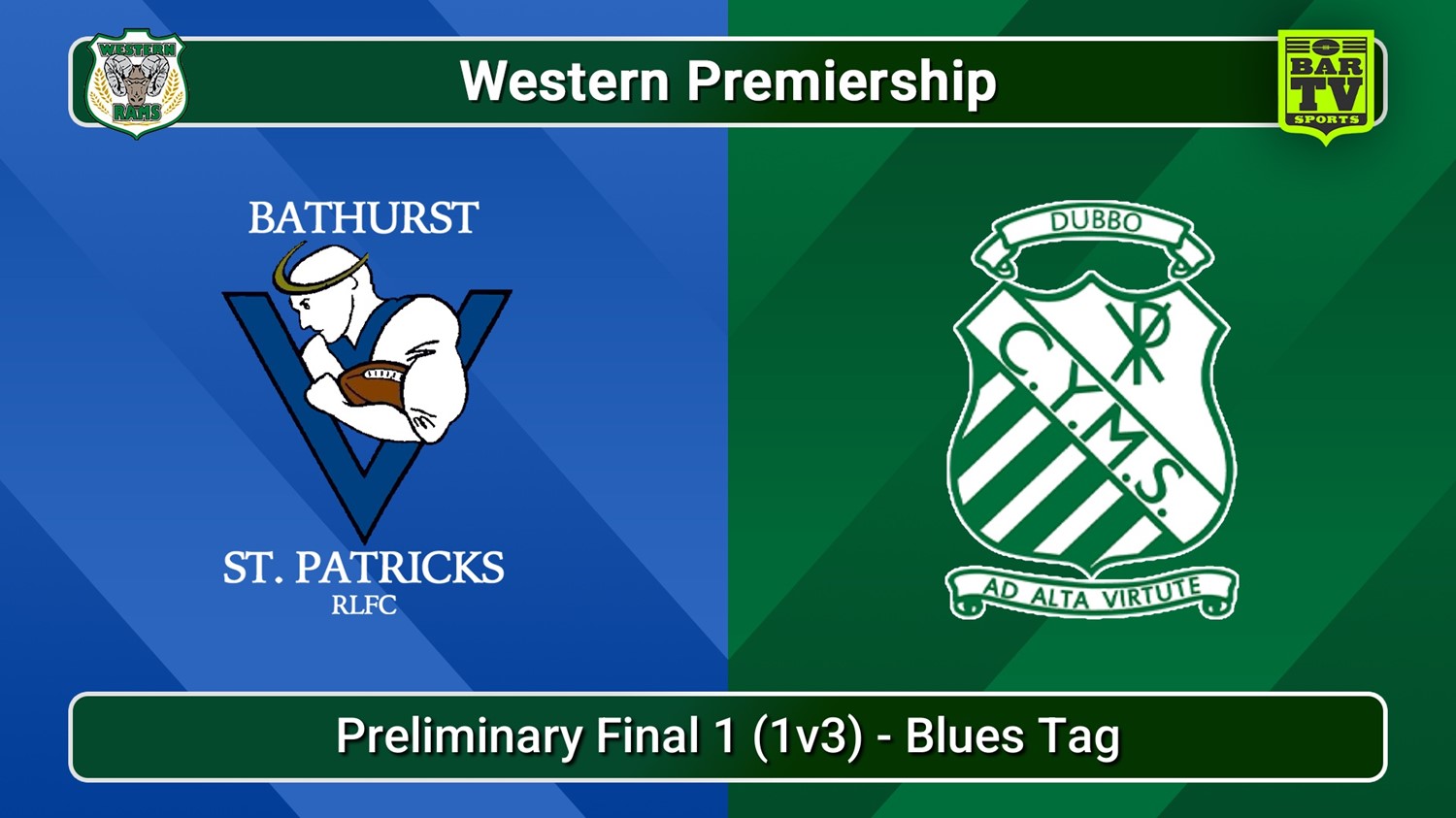 250831-video-Western Premiership Preliminary Final 1 (1v3) - Blues Tag - Bathurst St. Pats v Dubbo CYMS Slate Image