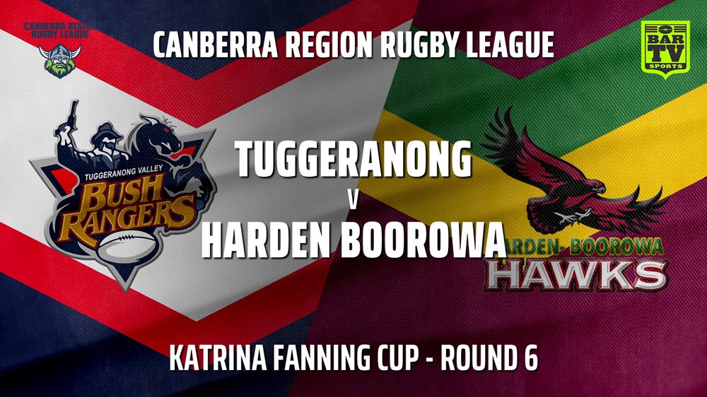 210606-Canberra Round 6 - Katrina Fanning Cup - Tuggeranong Bushrangers v Harden Boorowa Minigame Slate Image