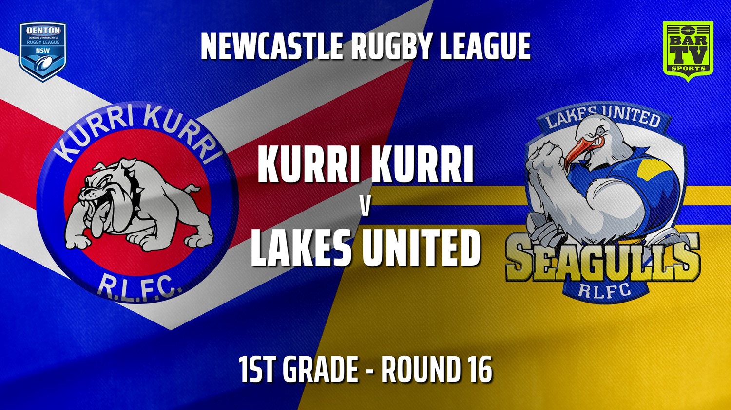 210724-Newcastle Round 16 - 1st Grade - Kurri Kurri Bulldogs v Lakes United Slate Image