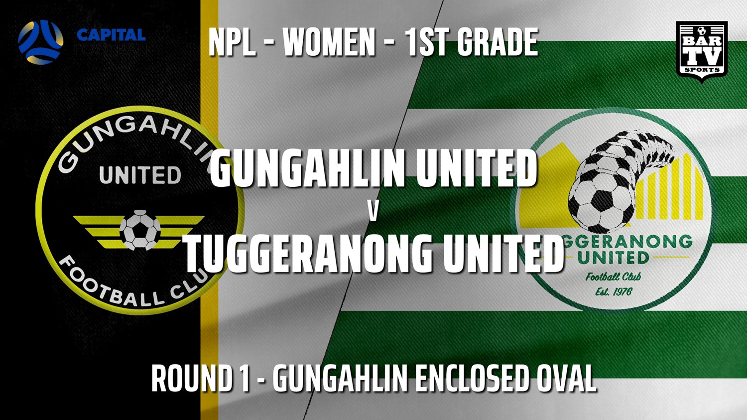 NPLW - Capital Round 1 - Gungahlin United FC (women) v Tuggeranong United FC (women) Minigame Slate Image