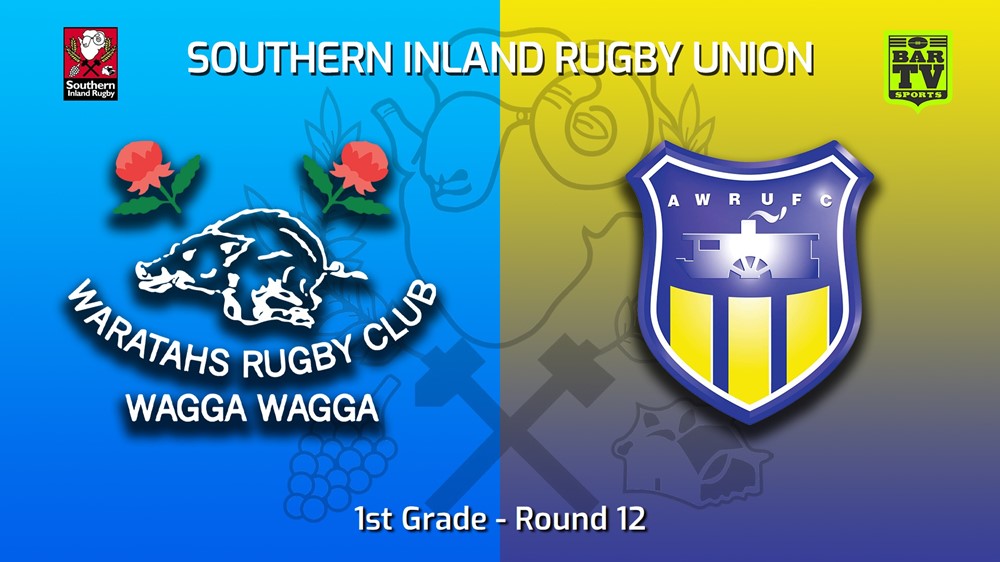 220702-Southern Inland Rugby Union Round 12 - 1st Grade - Wagga Waratahs v Albury Steamers Slate Image
