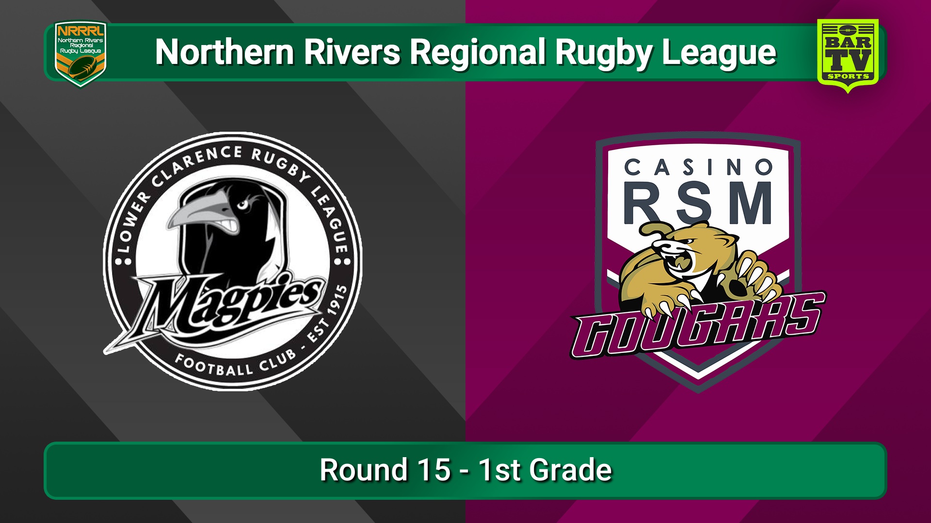 250809-video-Northern Rivers Round 15 - 1st Grade - Lower Clarence Magpies v Casino RSM Cougars Slate Image