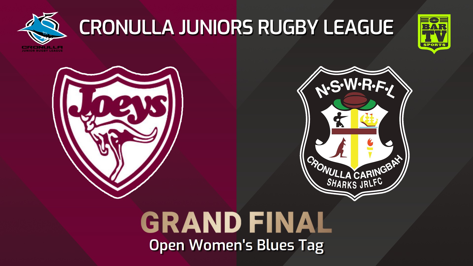 240901-video-Cronulla Juniors Grand Final - Open Women's Blues Tag - St Josephs v Cronulla Caringbah Slate Image