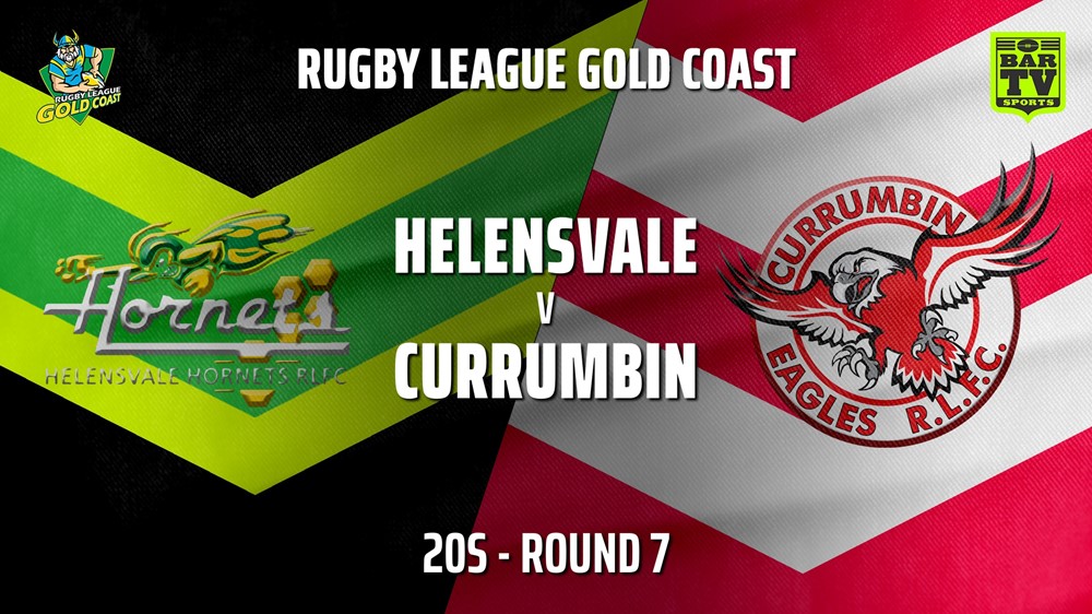 210620-Gold Coast Round 7 - 20s - Helensvale Hornets v Currumbin Eagles Slate Image