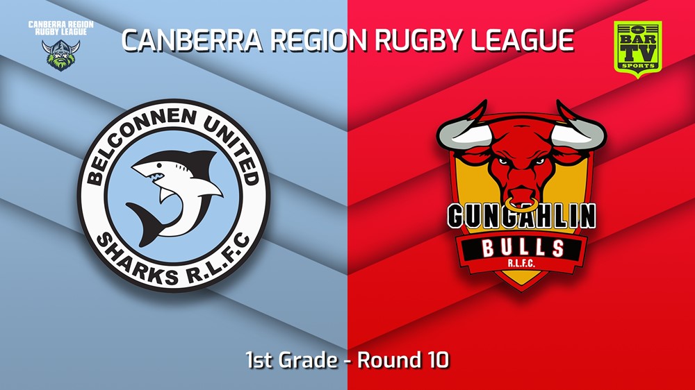 230624-Canberra Round 10 - 1st Grade - Belconnen United Sharks v Gungahlin Bulls Minigame Slate Image