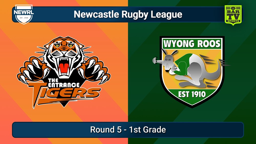 250511-video-Newcastle RL Round 5 - 1st Grade - The Entrance Tigers v Wyong Roos Slate Image