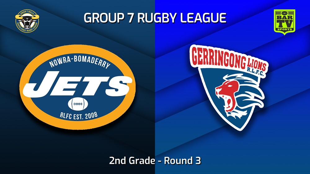 230415-South Coast Round 3 - 2nd Grade - Nowra-Bomaderry Jets v Gerringong Lions Slate Image