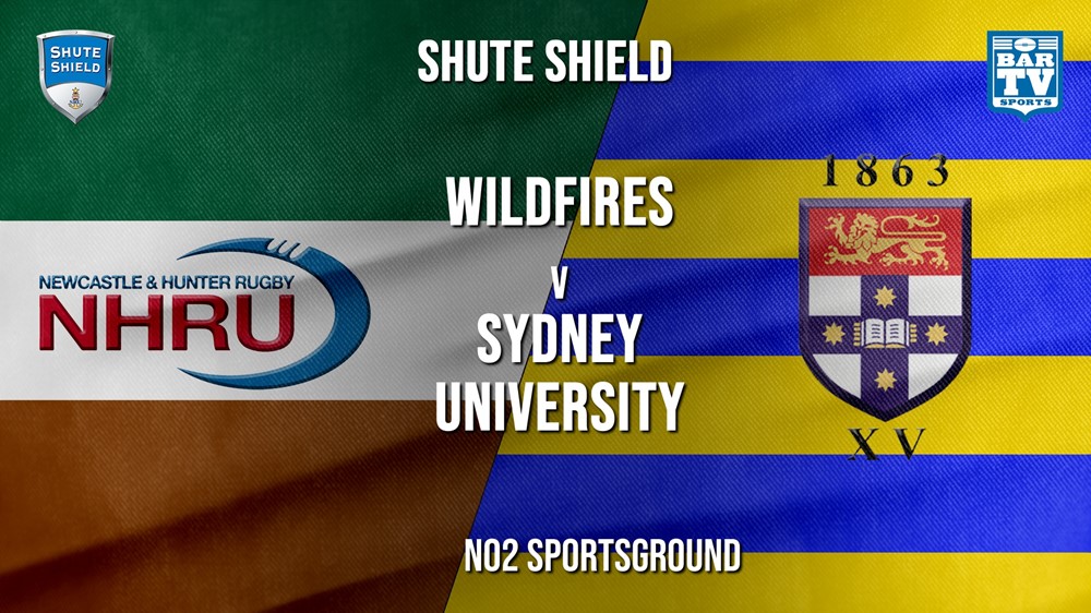 Shute Shield NHRU Wildfires v Sydney University Slate Image