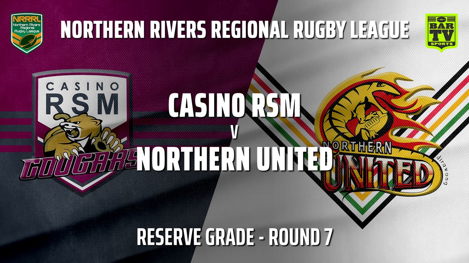 210620-Northern Rivers Round 7 - Reserve Grade - Casino RSM Cougars v Northern United Slate Image