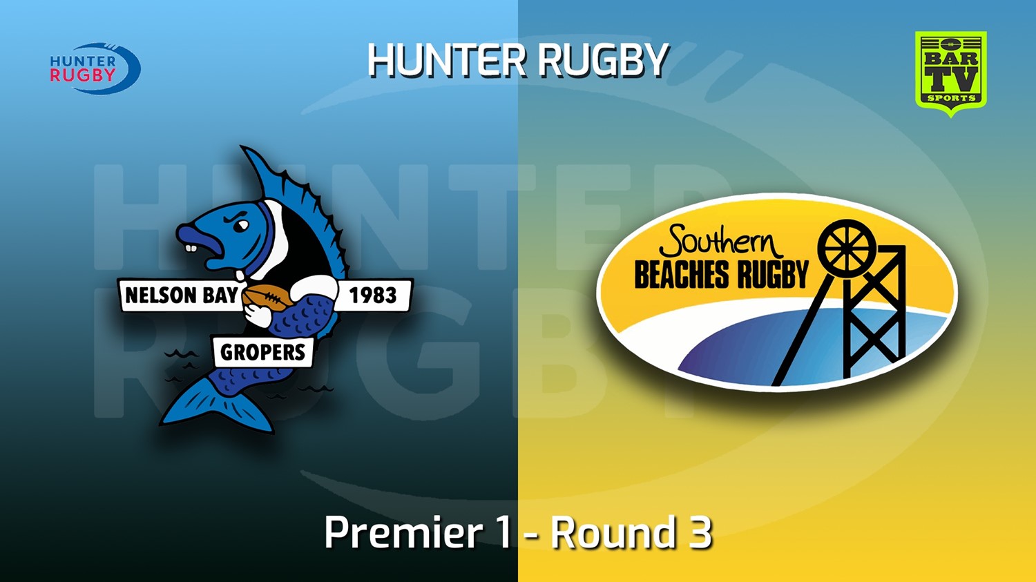 220507-Hunter Rugby Round 3 - Premier 1 - Nelson Bay Gropers v Southern Beaches Slate Image