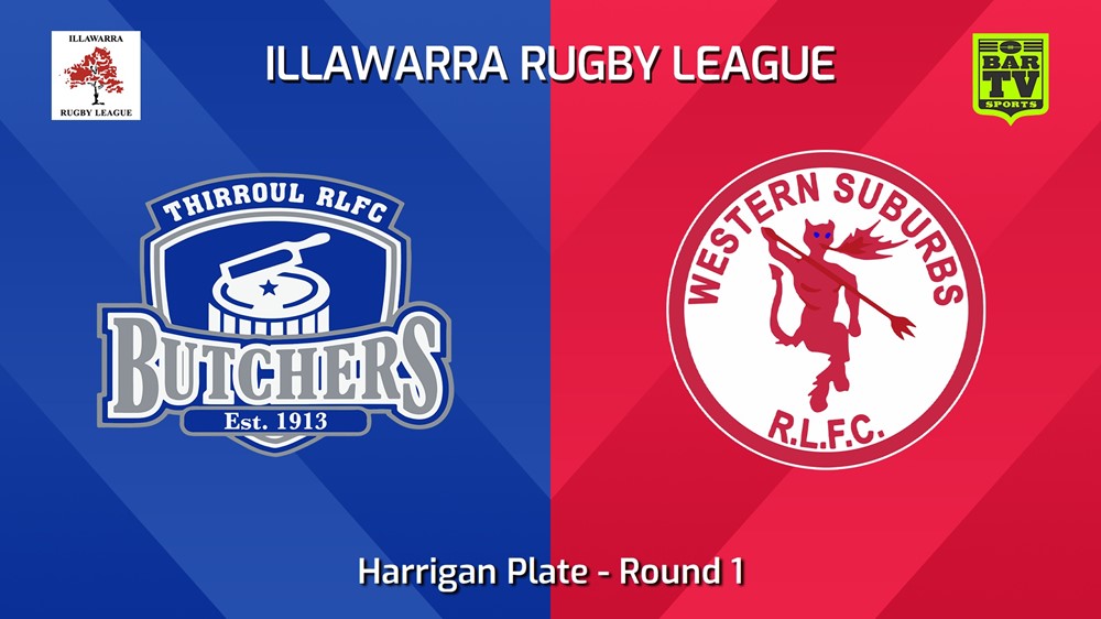 240420-video-Illawarra Round 1 - Harrigan Plate - Thirroul Butchers v Western Suburbs Devils Minigame Slate Image