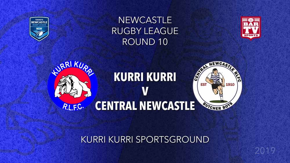 Newcastle Rugby League Round 10 - 1st Grade - Kurri Kurri Bulldogs v Central Newcastle Slate Image