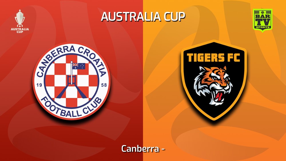 230318-Australia Cup Qualifying Canberra Canberra FC v Tigers FC Slate Image
