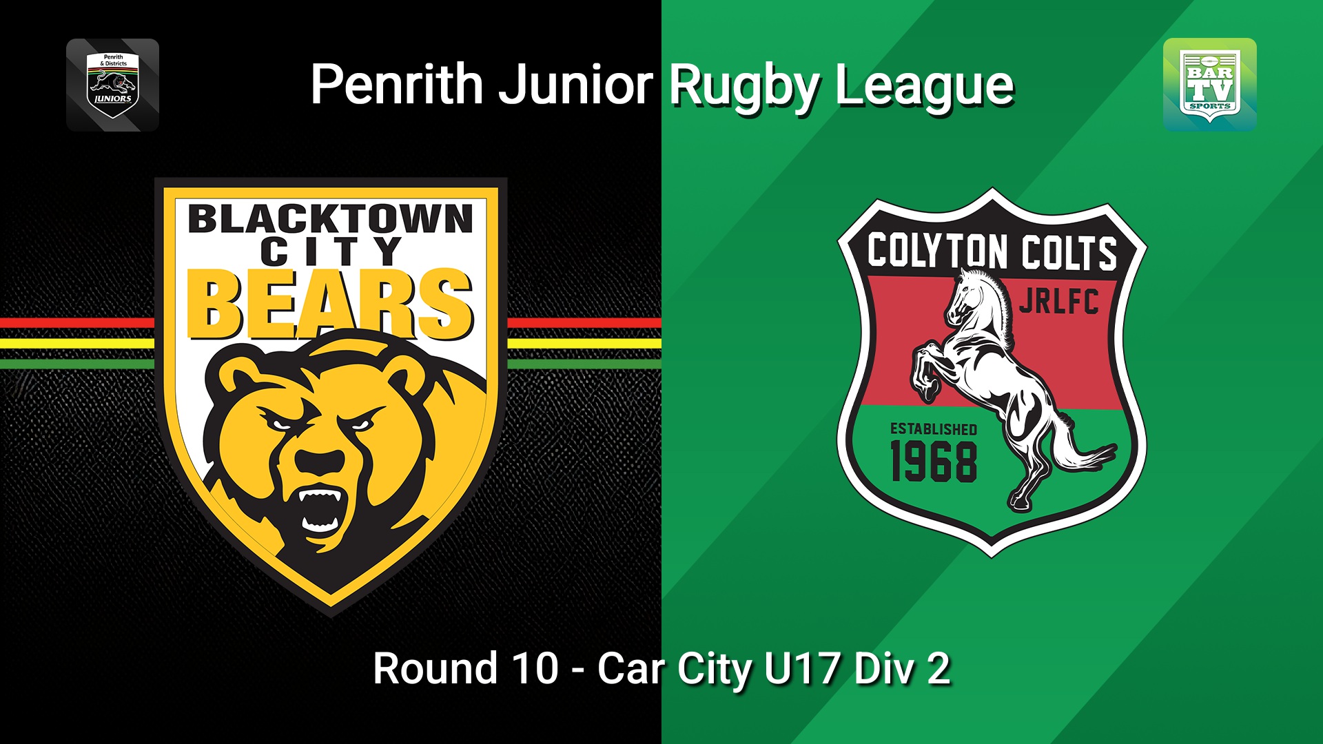 260704-video-Penrith & District Junior Rugby League Round 10 - Car City U17 Div 2 - Blacktown City v Colyton Slate Image