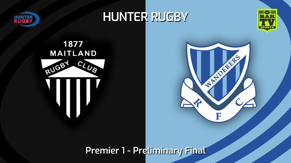 230819-Hunter Rugby Preliminary Final - Premier 1 - Maitland v Wanderers Slate Image