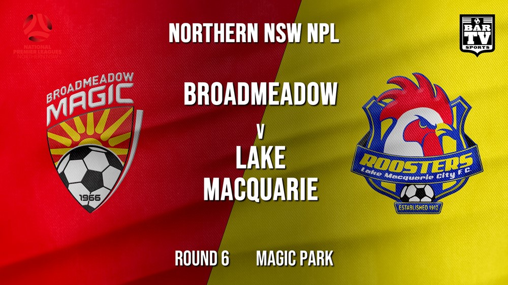 NPL - NNSW Round 6 - Broadmeadow Magic v Lake Macquarie City FC Slate Image