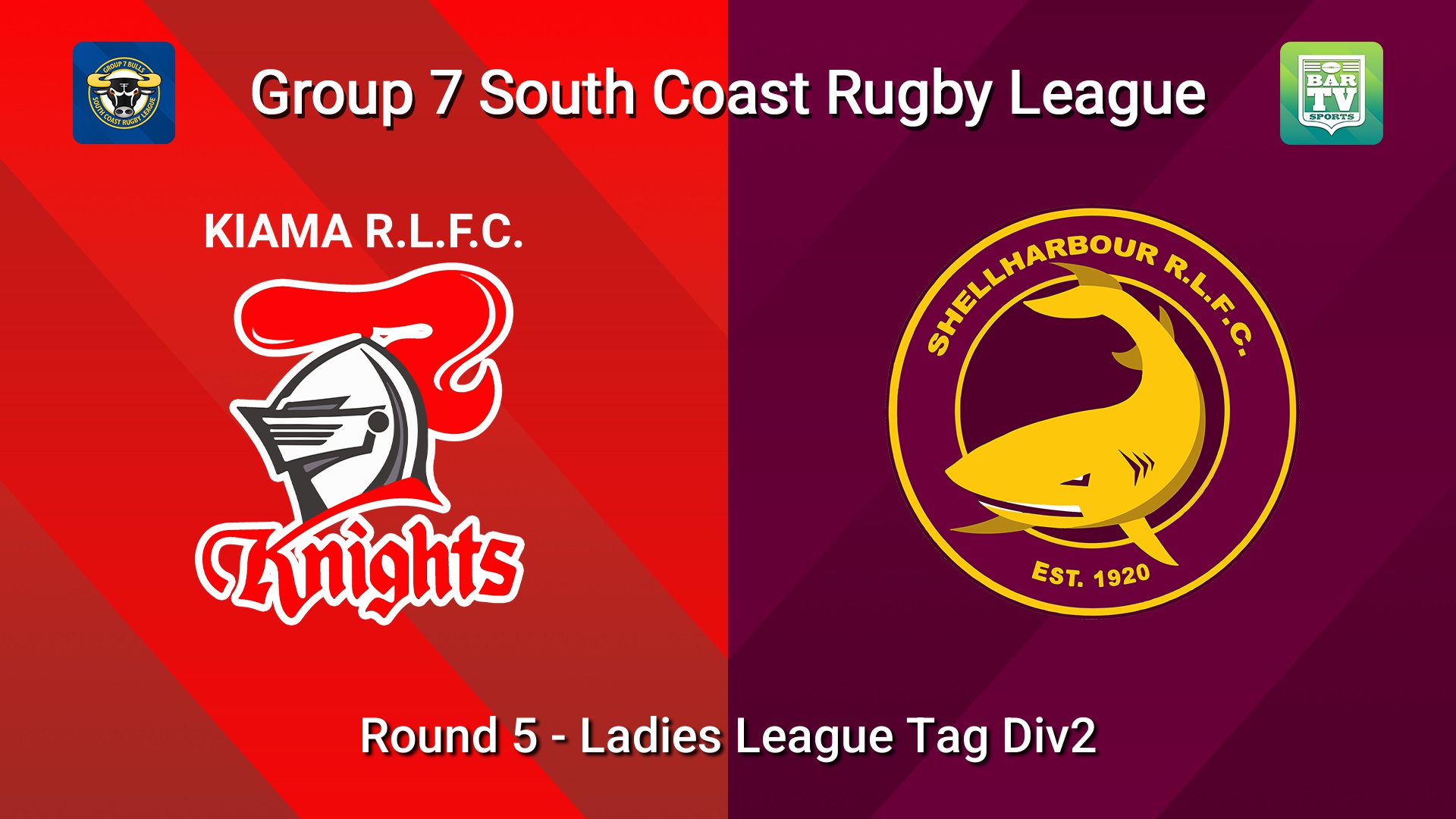 260517-video-South Coast Round 5 - Ladies League Tag Div2 - Kiama Knights v Shellharbour Sharks Slate Image
