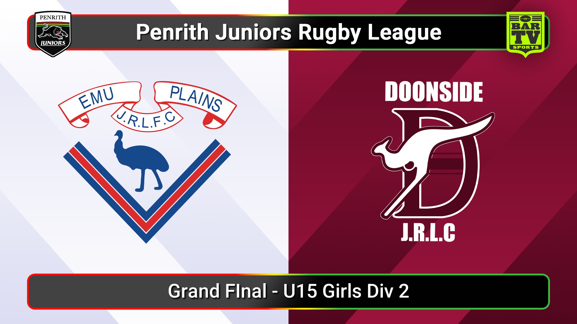250906-video-Penrith & District Junior Rugby League Grand FInal - U15 Girls Div 2 - Emu Plains v Doonside Slate Image
