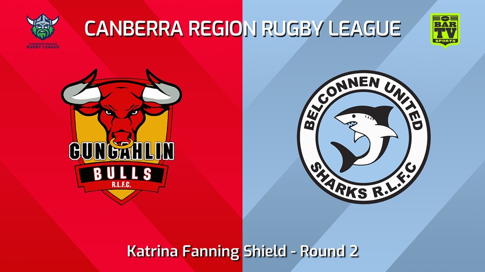 240413-Canberra Round 2 - Katrina Fanning Shield - Gungahlin Bulls v Belconnen United Sharks Minigame Slate Image
