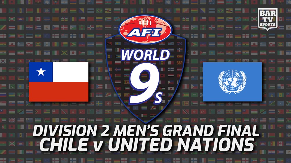 220219-Australian Football International Division 2 Final - World 9's - Chile v United Nations (men's) Slate Image