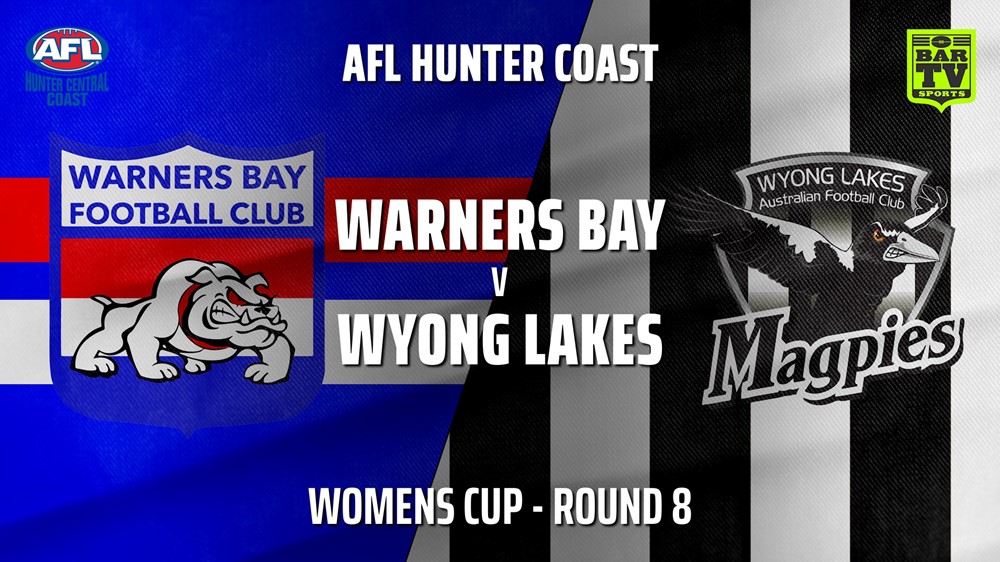 210605-AFL Hunter Central Coast Round 8 - Womens Cup - Warners Bay Bulldogs v Wyong Lakes Magpies Slate Image