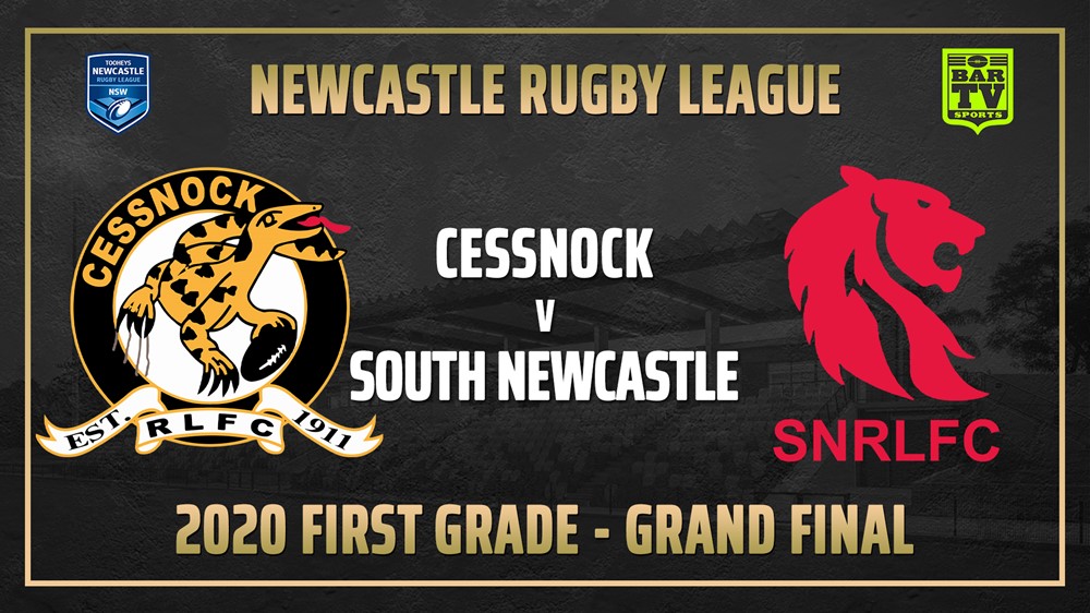 Newcastle Rugby League Grand Final - 1st Grade - Cessnock Goannas v South Newcastle Slate Image