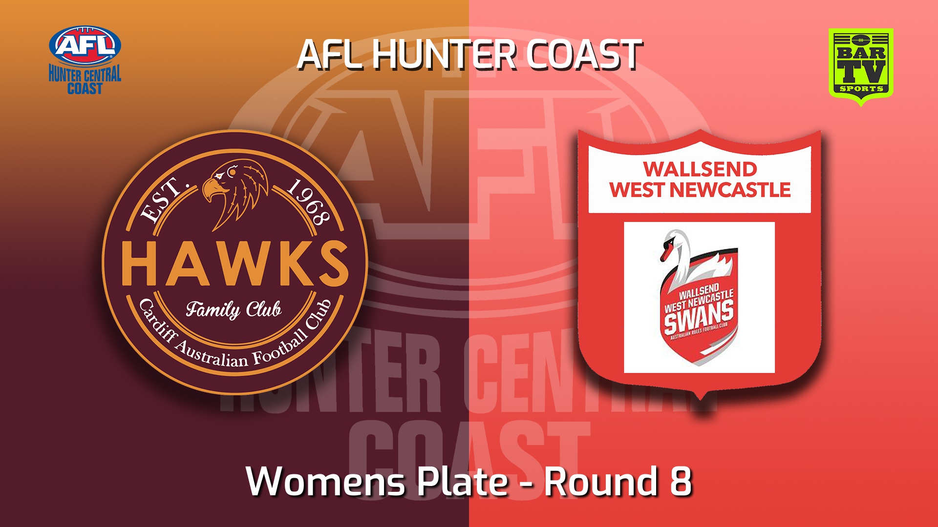 220528-AFL Hunter Central Coast Round 8 - Womens Plate - Cardiff Hawks v Wallsend - West Newcastle  Slate Image