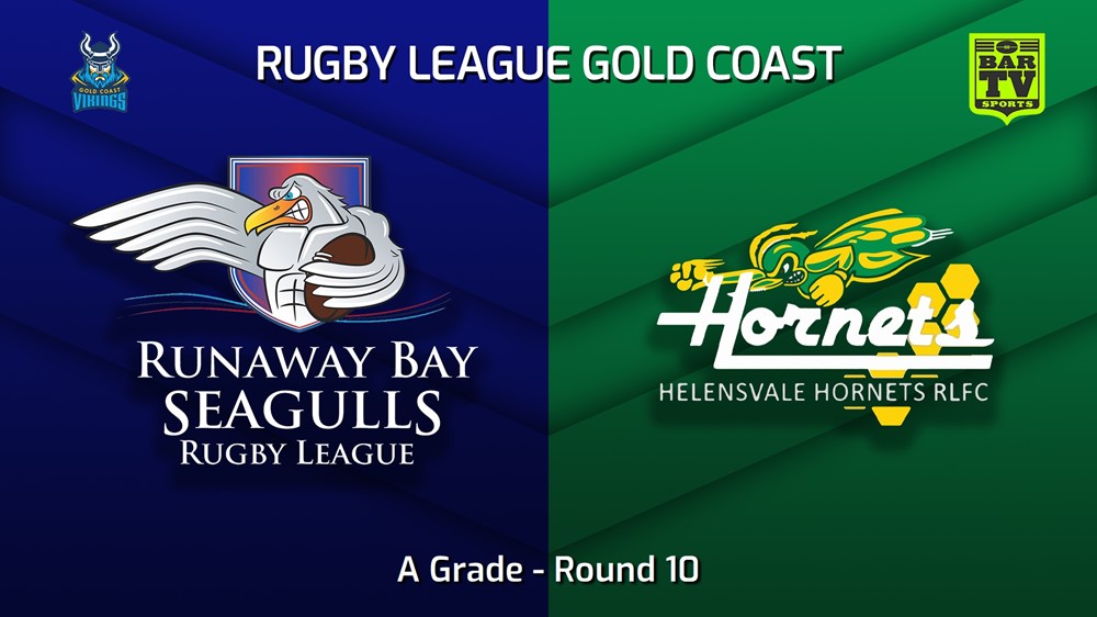 230701-Gold Coast Round 10 - A Grade - Runaway Bay Seagulls v Helensvale Hornets Slate Image