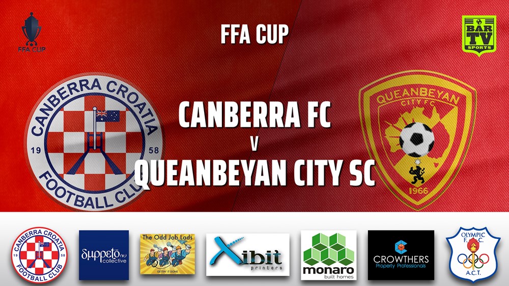 MINI GAME: FFA Cup Qualifying Canberra Canberra FC v Queanbeyan City SC Slate Image