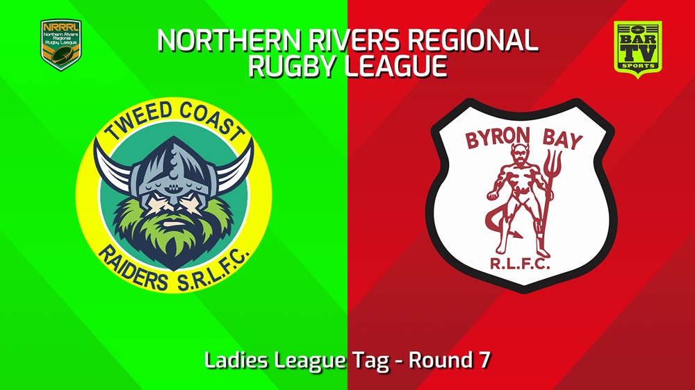 240519-video-Northern Rivers Round 7 - Ladies League Tag - Tweed Coast Raiders v Byron Bay Red Devils Minigame Slate Image