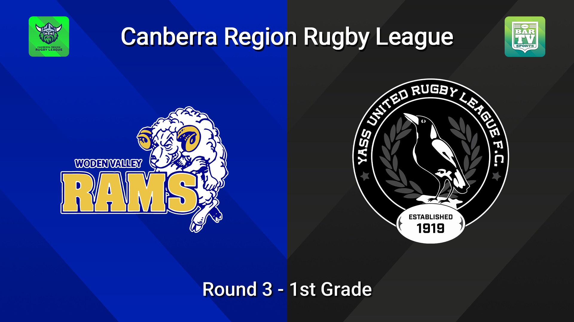 260502-video-Canberra Round 3 - 1st Grade - Woden Valley Rams v Yass Magpies Slate Image