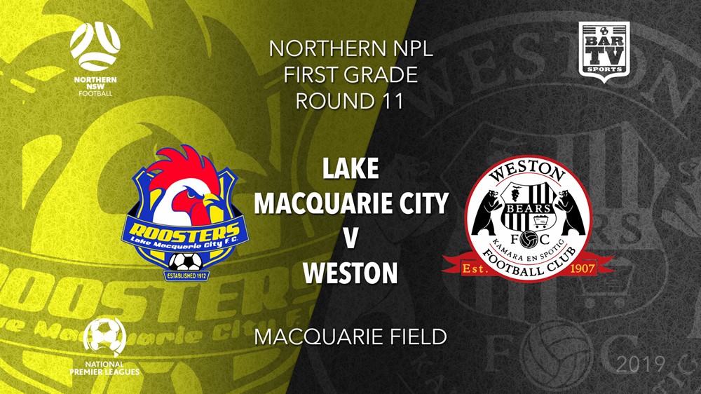 NPL - NNSW Round 11 - Lake Macquarie City FC v Weston Workers FC Slate Image
